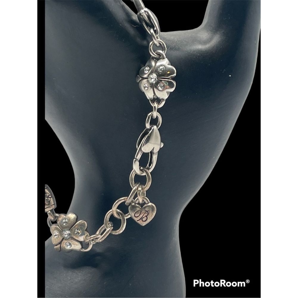 Brighton Mayflower Silver Bracelet 8” Retired